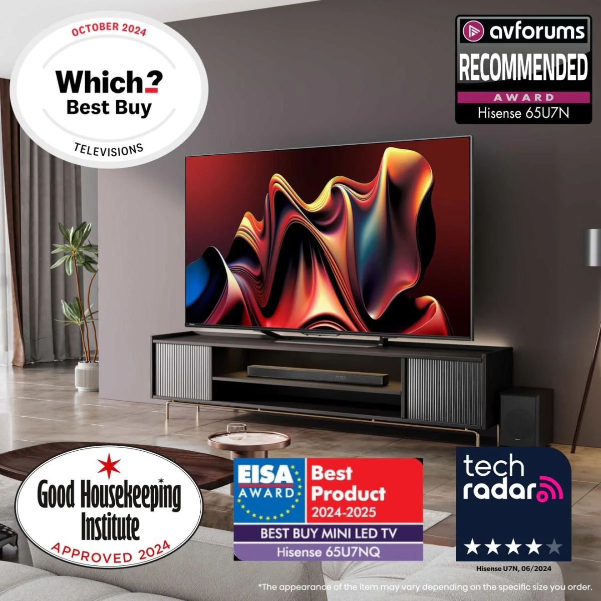 Hisense U7N Series 144Hz Mini LED UHD 4K Smart TV U7Nqt - Image 2